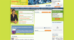 Desktop Screenshot of entreprendre-en-guyane.fr